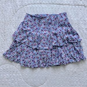 Zara Floral Mini Skort (Skirt with built in Shorts)